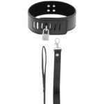 DARKNESS - COLLIER BDSM AVEC SERRURE NOIRE – Image 2