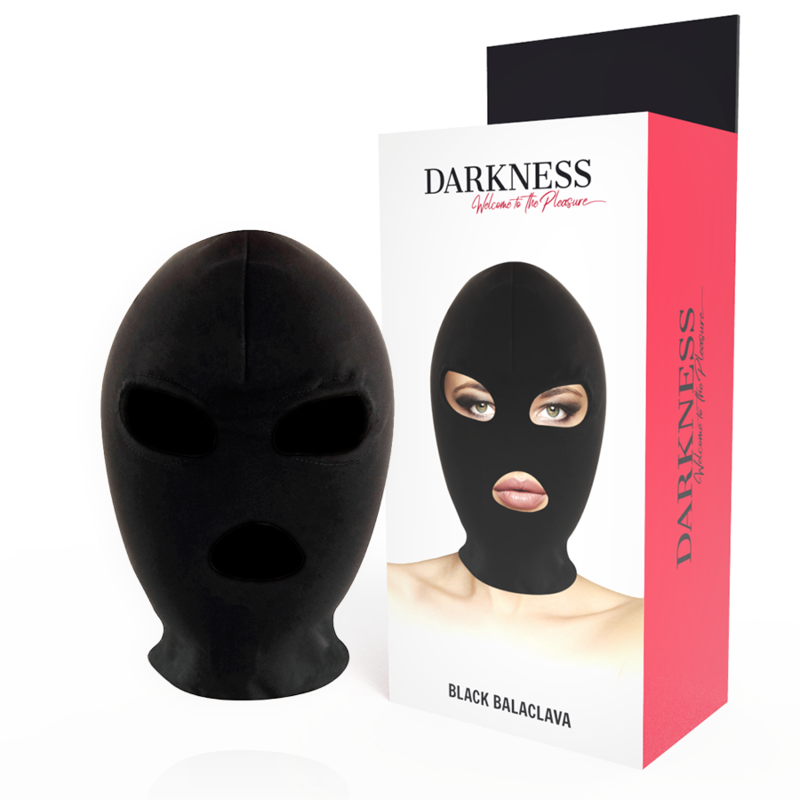 DARKNESS - MASQUE DE SOUMISSION BDSM BOUCHE ET YEUX NOIR DARKNESS - MASQUE DE SOUMISSION BDSM BOUCHE ET YEUX NOIR – Image 1