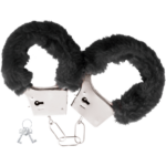 DARKNESS - MENOTTES EN MÉTAL DOUBLÉES NOIRES – Image 2