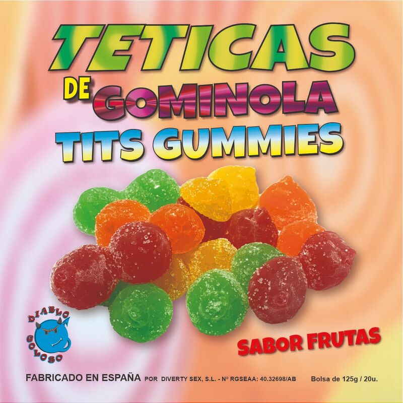 DIABLO GOLOSO - TÉTINES GOMMEUSES EN SUCRE ASSORTIES DIABLO GOLOSO - TÉTINES GOMMEUSES EN SUCRE ASSORTIES – Image 1