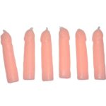 DIABLO PICANTE - 6 BOUGIES FORME PÉNIS CHAIR