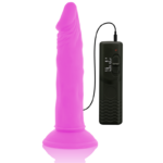 DIVERSIA - DILDO VIBRANT FLEXIBLE VIOLET 23 CM -O- 4.3 CM – Image 4