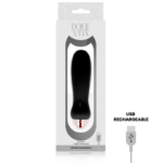 DOLCE VITA - VIBRATEUR RECHARGEABLE CINQ NOIR 7 VITESSES – Image 3