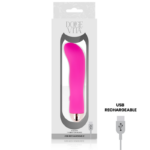 DOLCE VITA - VIBRATEUR RECHARGEABLE DEUX ROSE 7 VITESSES – Image 4