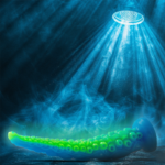 EPIC - GODE TENTACLE MINCE FLUORESCENT SCYLLA GRANDE TAILLE – Image 9