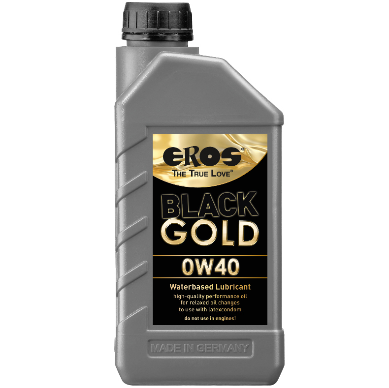EROS - BLACK GOLD 0W40 LUBRIFIANT BASE D'EAU 1000 ML EROS - BLACK GOLD 0W40 LUBRIFIANT BASE D'EAU 1000 ML – Image 1