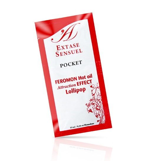 EXTASE SENSUAL - HUILE DE MASSAGE AUX PHÉROMONES EFFET CHALEUR SUCETTE 10 ML EXTASE SENSUAL - HUILE DE MASSAGE AUX PHÉROMONES EFFET CHALEUR SUCETTE 10 ML – Image 1