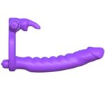 FANTASY C-RINGZ - SILICONE DOUBLE VIBRATOR RABBIT – Image 2