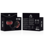 FETISH SUBMISSIVE DARK ROOM - MENOTTES DE CHEVILLE EN CUIR VÉGAN AVEC DOUBLURE EN NÉOPRÈNE – Image 8