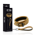 FETISH SUBMISSIVE ORIGIN - COLLIER CHAÎNE DOUBLÉE DE NÉOPRÈNE – Image 2