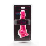 GET REAL - HAPPY DICKS 19 CM AVEC BALLES ROSE – Image 2