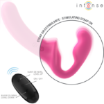 INTENSE - AMY DOUBLE VIBRATEUR 20 CM ROSE TÉLÉCOMMANDE – Image 3