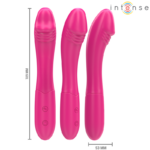 INTENSE - BELINDA VIBRATEUR 19 CM FLEXIBLE 10 VIBRATIONS ROSE – Image 2