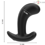 INTENSE - CHANDLER ANAL PLUG 10 VIBRATIONS NOIR TÉLÉCOMMANDE – Image 3