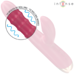 INTENSE - CHLOE VIBRATEUR MULTIFONCTION 3 EN 1 ROUGE – Image 2