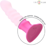 INTENSE - CINDY VIBRATEUR TAILLE L DESIGN SPIRALE 10 VIBRATIONS ROSE TÉLÉCOMMANDE – Image 7
