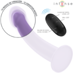 INTENSE - EDDIE VIBRATEUR 17,5 CM 10 VIBRATIONS VIOLET TÉLÉCOMMANDE – Image 3