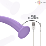 INTENSE - EDDIE VIBRATEUR 17,5 CM 10 VIBRATIONS VIOLET TÉLÉCOMMANDE – Image 6