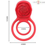INTENSE - GAIL STIMULATEUR ROSE 10 VIBRATIONS ROUGE TELECOMMANDE – Image 4