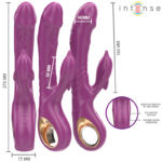 INTENSE - HALLE VIBRATEUR MULTIFONCTION AVEC LANGUE STIMULANTE DAUPHIN VIOLET – Image 2
