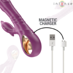 INTENSE - HALLE VIBRATEUR MULTIFONCTION AVEC LANGUE STIMULANTE DAUPHIN VIOLET – Image 7