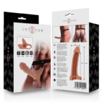 INTENSE - HARNAIS CREUX AVEC GODE EN SILICONE 16 X 3,5 CM – Image 8
