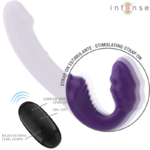 INTENSE - JILL DOUBLE VIBRATEUR 20 CM VIOLET TÉLÉCOMMANDE – Image 3