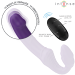 INTENSE - JILL DOUBLE VIBRATEUR 20 CM VIOLET TÉLÉCOMMANDE – Image 4