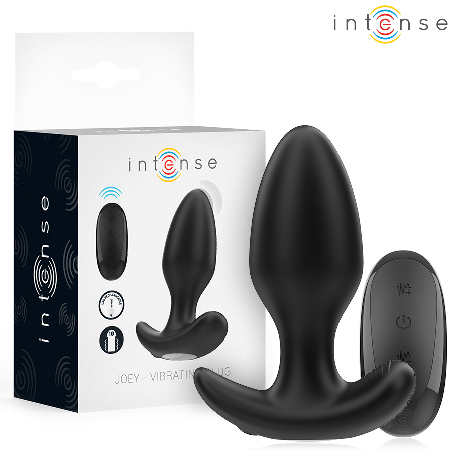 INTENSE - JOEY ANAL PLUG 10 VIBRATIONS NOIR TÉLÉCOMMANDE INTENSE - JOEY ANAL PLUG 10 VIBRATIONS NOIR TÉLÉCOMMANDE – Image 1