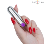INTENSE - KAREN MINI VIBRANTE RECHARGEABLE ARGENT – Image 2