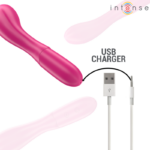INTENSE - LISETTE VIBRATEUR 19 CM SOUPLE 10 VIBRATIONS ROSE – Image 5