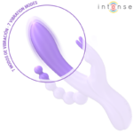 INTENSE - MIKO TRIPLE VIBRATEUR LAPIN & STIMULATEUR & ANAL 7 VIBRATIONS VIOLET – Image 4