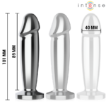 INTENSE - PLUG ANAL 10 VIBRATIONS GODE MÉTALLIQUE AVEC TÉLÉCOMMANDE M – Image 5