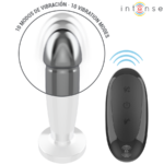 INTENSE - PLUG ANAL 10 VIBRATIONS GODE MÉTALLIQUE AVEC TÉLÉCOMMANDE S – Image 4