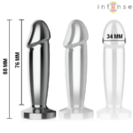 INTENSE - PLUG ANAL 10 VIBRATIONS GODE MÉTALLIQUE AVEC TÉLÉCOMMANDE S – Image 5