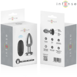 INTENSE - PLUG ANAL 10 VIBRATIONS MÉTAL AVEC TÉLÉCOMMANDE L – Image 8