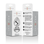 INTENSE - PLUG ANAL MÉTAL ALUMINIUM COEUR BLANC TAILLE M – Image 6