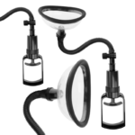 INTENSE - POMPE VAGINALE MANUELLE AVEC DEUX COUPELLES INTERCHANGEABLES – Image 2