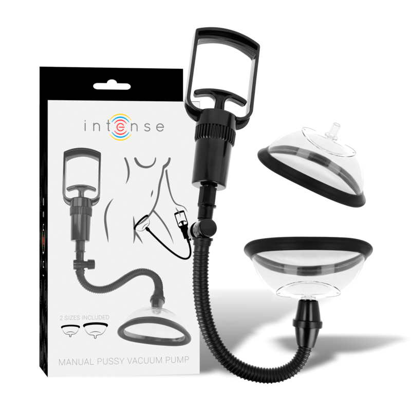 INTENSE - POMPE VAGINALE MANUELLE AVEC DEUX COUPELLES INTERCHANGEABLES INTENSE - POMPE VAGINALE MANUELLE AVEC DEUX COUPELLES INTERCHANGEABLES – Image 1