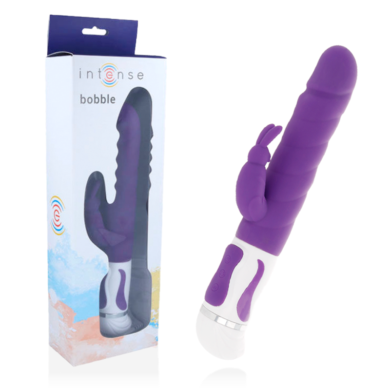 INTENSE - VIBRATEUR BOBBLE ROTATEUR SILICONE LILAS INTENSE - VIBRATEUR BOBBLE ROTATEUR SILICONE LILAS – Image 1