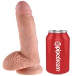 KING COCK - 7 CHAIR DE GODE AVEC BOULES 17.8 CM – Image 3