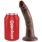 KING COCK - 7 GODE CHOCOLAT 17.8 CM – Image 3
