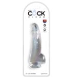 KING COCK - CLEAR GODE AVEC TESTICULES 15.2 CM TRANSPARENT – Image 2