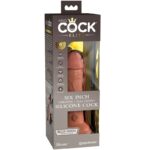 KING COCK - ELITE GODE RÉALISTE VIBRANT & SILICONE 15.2 CM CARAMEL – Image 6
