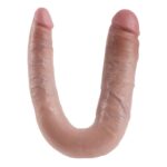 KING COCK - GODE DOUBLE PÉNÉTRATION 17.8 CM NATUREL – Image 5