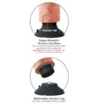 KING COCK - GODE VIBRATEUR 17.78 CM NATUREL – Image 4