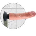 KING COCK - GODE VIBRATEUR 23 CM NATUREL – Image 5