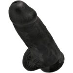 KING COCK - PÉNIS RÉALISTE CHUBBY 23 CM NOIR – Image 3
