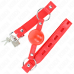 KINK - BÂILLON TPE BALLE 4 CM AVEC ROJO LOCK 60 x 2 CM – Image 2