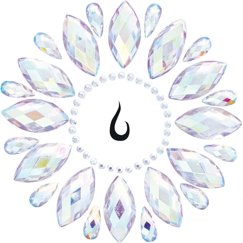 LEG AVENUE - BIJOU DE CORPS ADHÉSIF FLUER LEG AVENUE - BIJOU DE CORPS ADHÉSIF FLUER – Image 1